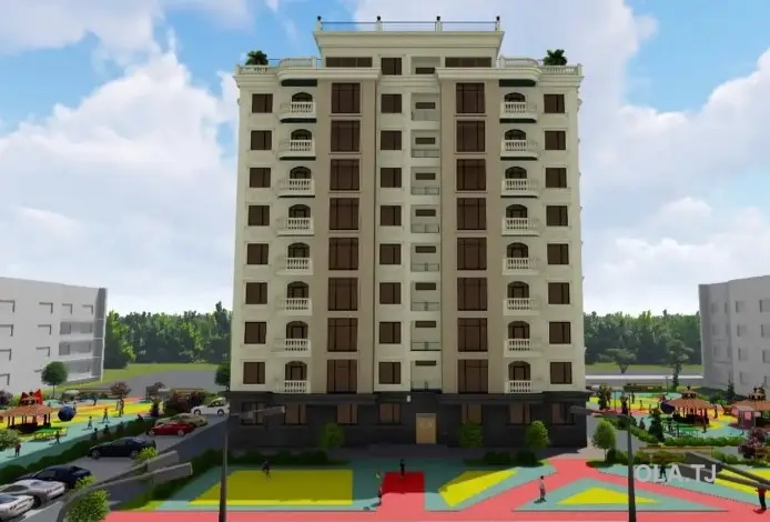 2 комнатная квартира, 9 этаж, 72 м²