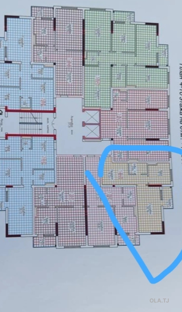 1 комнатная квартира, 4 этаж, 55 м²