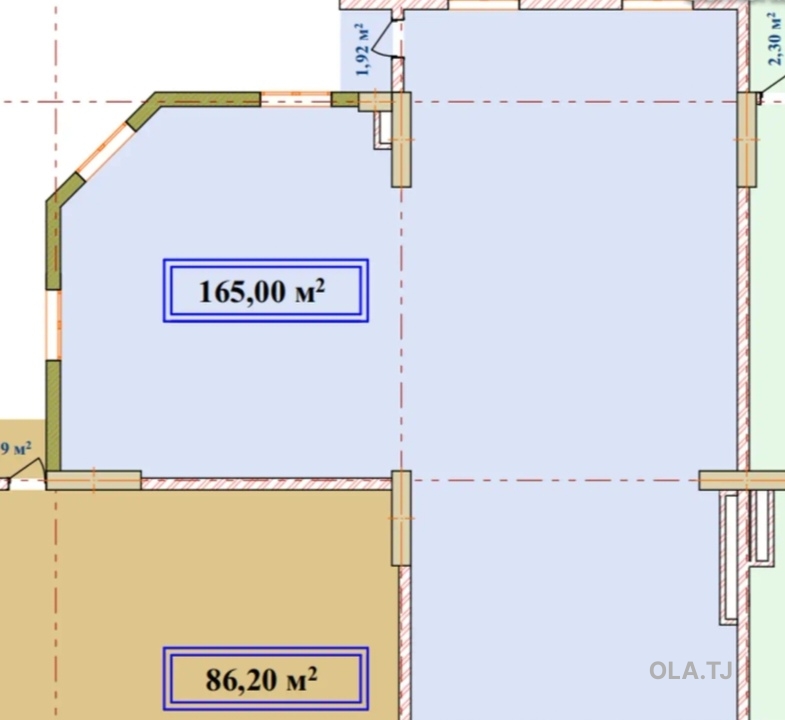 6 комнатная квартира, 15 этаж, 165 м²