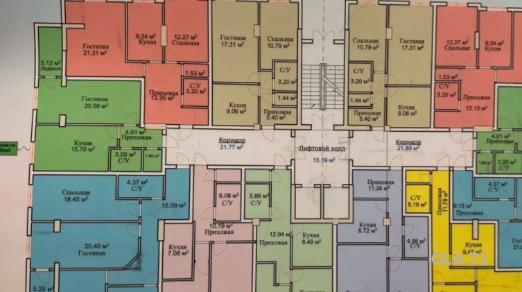 1 комнатная квартира, 1 этаж, 50 м²