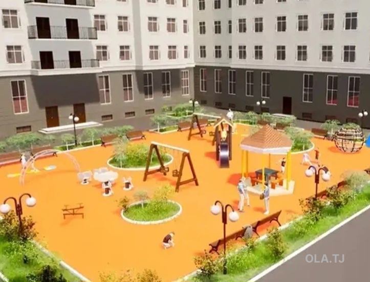 3 комнатная квартира, 1 этаж, 71 м²