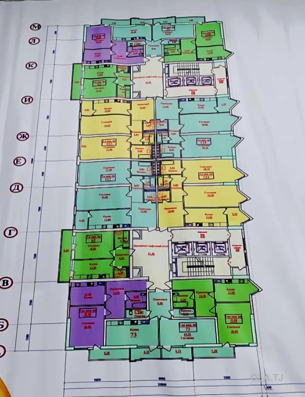 2 комнатная квартира, 15 этаж, 115 м²