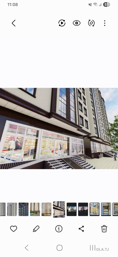 3 комнатная квартира, 3 этаж, 70 м²