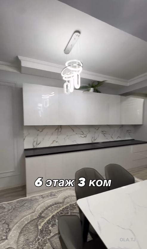 3 комнатная квартира, 6 этаж, 120 м²