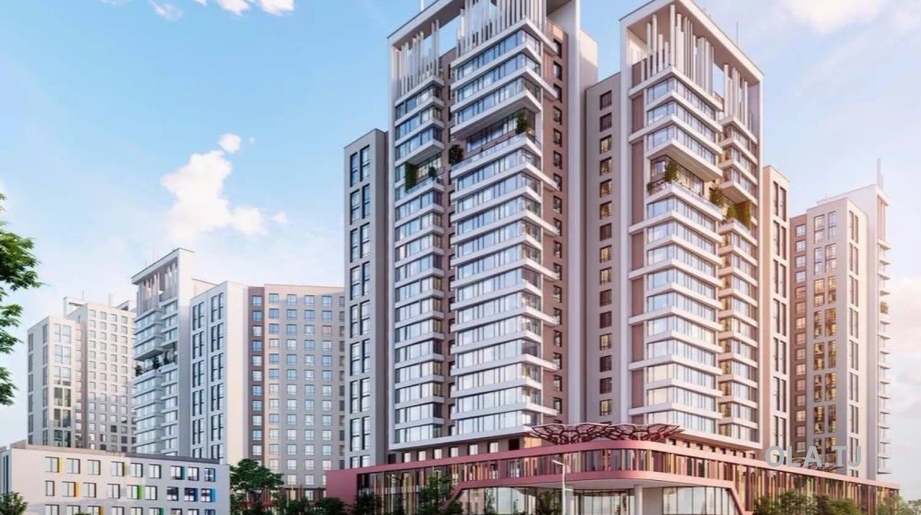 1 комнатная квартира, 14 этаж, 56 м²