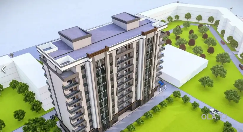 1 комнатная квартира, 10 этаж, 55 м²