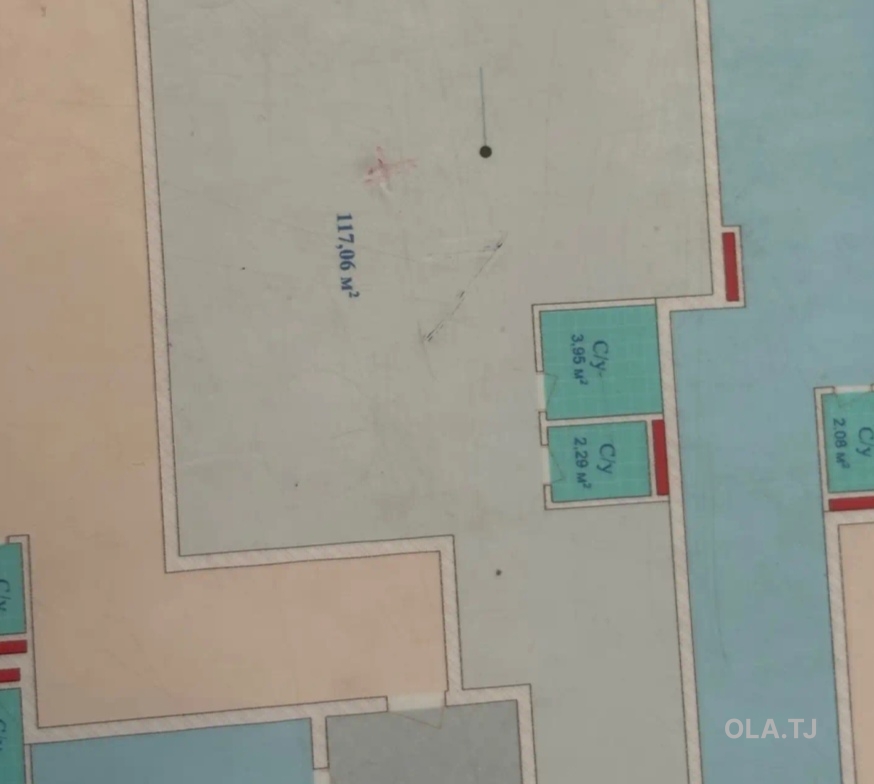 4 комнатная квартира, 9, 117 м²