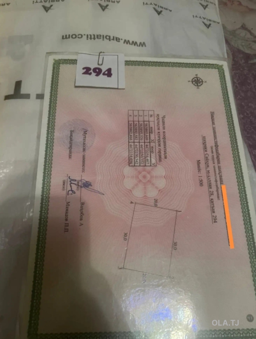 Земельный участок с постройкой на продажу, 6 соток