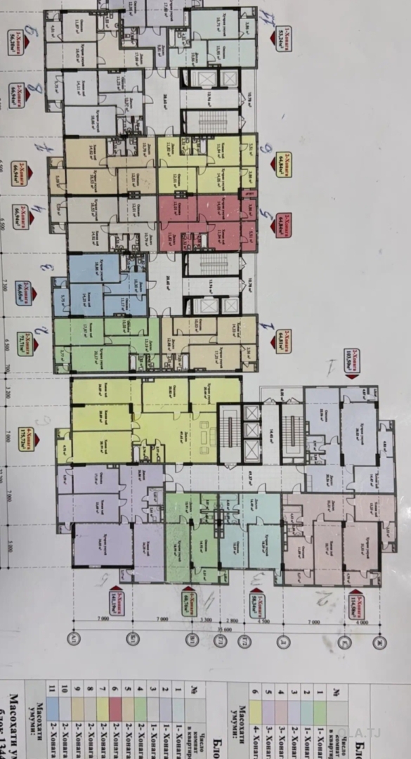 1 комнатная квартира, 12 этаж, 53 м²