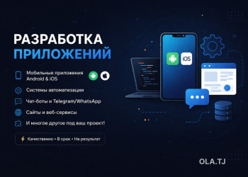 Разработка ПО, сайтов и автоматизации