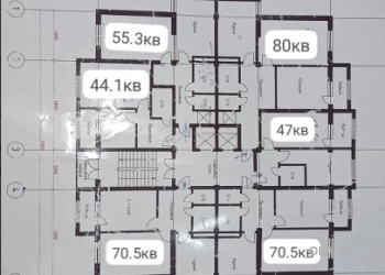 1 комнатная квартира, 9 этаж, 41 м²