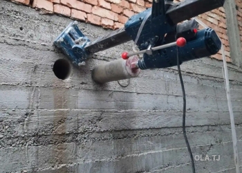 Алмазное бурение бетона