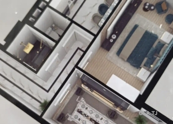 2 комнатная квартира, 12 этаж, 61 м²