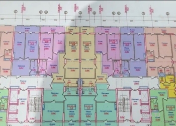 1 комнатная квартира, 13 этаж, 60 м²