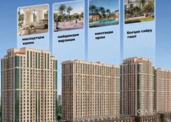 1 комнатная квартира, 20 этаж, 73 м²