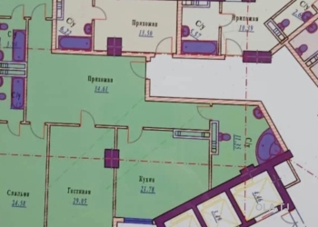 5 комнатная квартира, 14 этаж,