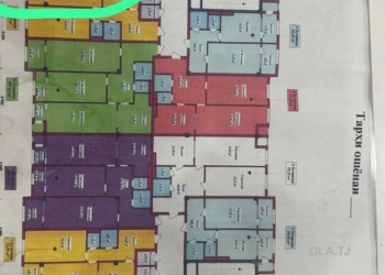2 комнатная квартира, 7 этаж, 54 м²