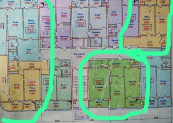 2 комнатная квартира, 11 этаж, 60 м²