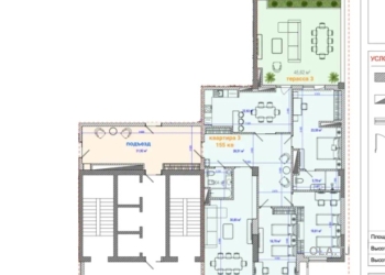 4 комнатная квартира, 16, 155 м²