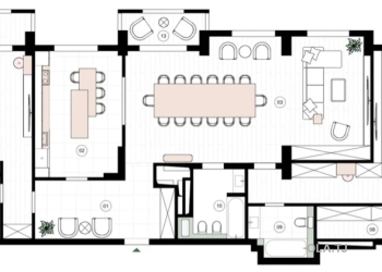 5 комнатная квартира, 14 этаж, 167 м²
