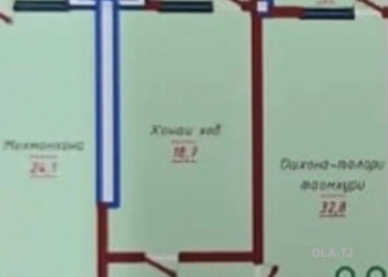 2 комнатная квартира, 9 этаж, 117 м²