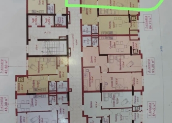 4 комнатная квартира, 5, 115 м²