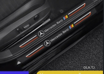 Наклейка на пороги на Мерседес Mercedes Benz
