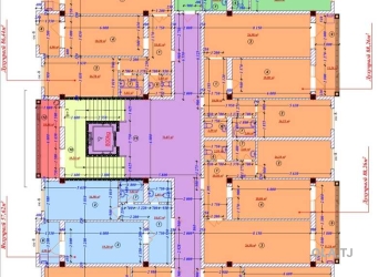 1 комнатная квартира, 5 этаж, 60 м²