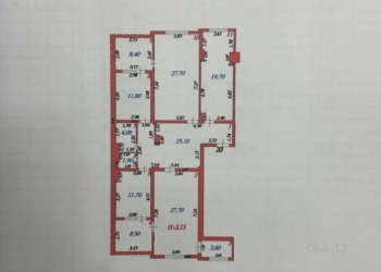 4 комнатная квартира, 9, 150 м²