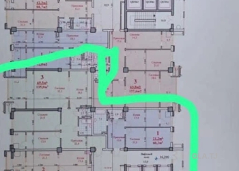 6 комнатная квартира, 12 этаж, 545 м²