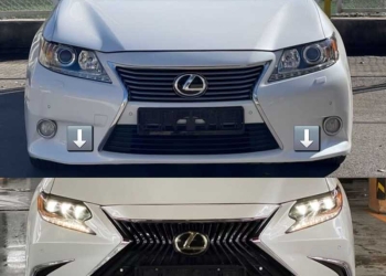 Обвес с фарами от Lexus ES 2014