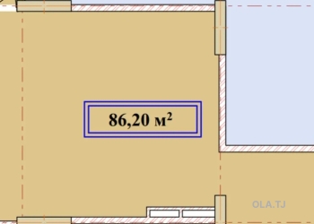 1 комнатная квартира, 11 этаж, 86 м²
