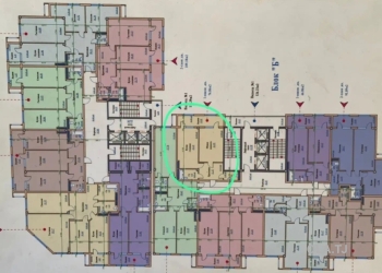 1 комнатная квартира, 5 этаж, 77 м²