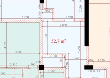 2 комнатная квартира, 18 этаж, 53 м²