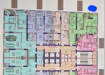 3 комнатная квартира, 22 этаж, 126 м²