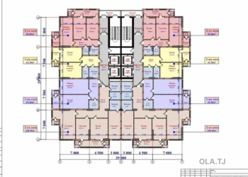 4 комнатная квартира, 13, 140 м²