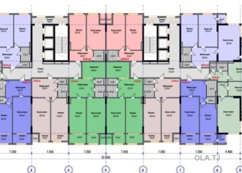 1 комнатная квартира, 9 этаж, 58 м²
