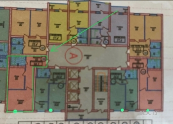 1 комнатная квартира, 4 этаж, 55 м²