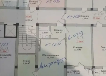 2 комнатная квартира, 10 этаж, 70 м²
