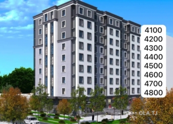 3 комнатная квартира, 6 этаж, 75 м²