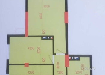 2 комнатная квартира, 5 этаж, 53 м²